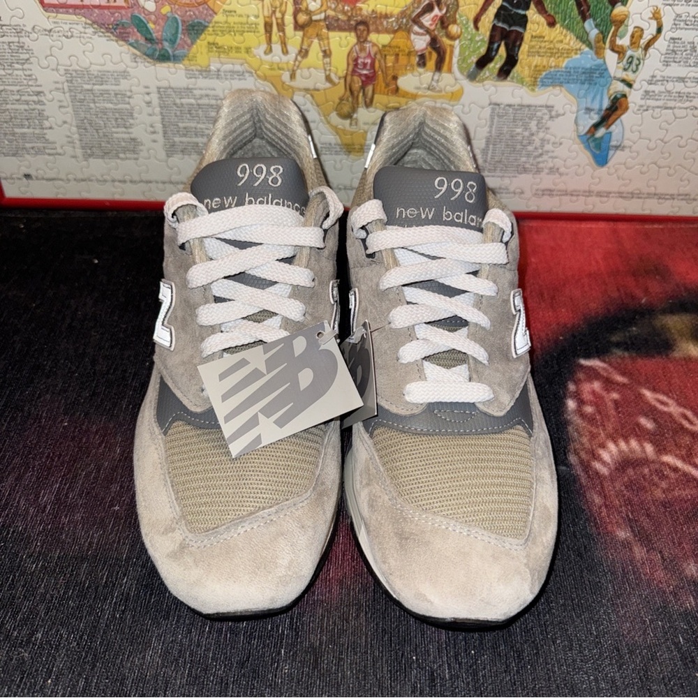 New Balance 998 Grey Day 2023 Men's 9.5 Sneakers Grey Silver